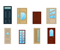 Old Door Vector Icon Or Vintage House