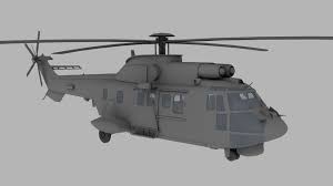 as532 transport helicopter game model