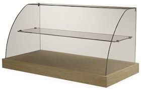 Curved Glass Cake Display Case