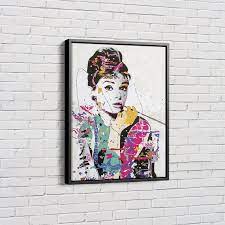 Audrey Hepburn Pop Art Poster Fashion