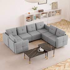 Gojane 103 5 In W U Shaped Sofa Square