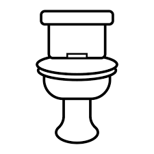 Toilet Icon Logo Vector Design Template