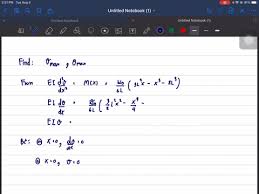 solved determine the maximum deflection