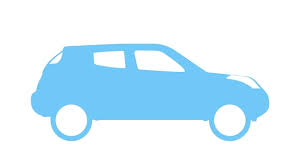 Premium Vector Blue Car Icon