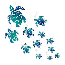 12 Pieces Sea Turtle Wall Decals Turtle