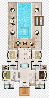 Villa Bedroom House Luxury Fly Plan