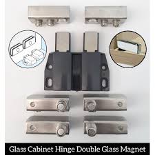 Glass Cabinet Hinges Double Door Glass