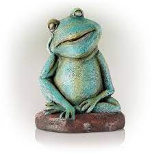 Thinking Frog Garden Statue Decoration
