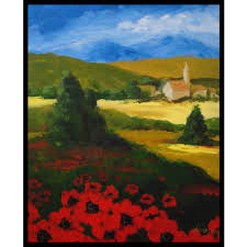 Lessons In Acrylic Poppies Creating