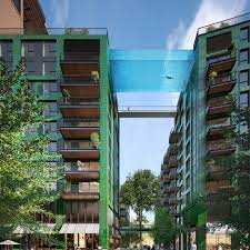 Glass Bottomed Sky Pool Suspends