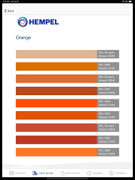 Hempel Colour Converter On The App