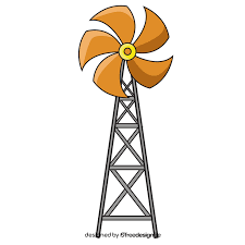 Rustic Windmill Clipart Free
