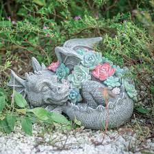 Mumtop 9 5 In L Sleeping Dragon Statue