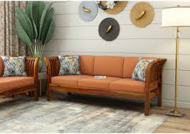3 Seater Sofa Buy 3 Seater Wooden Sofa