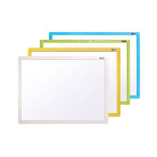 Portable Whiteboard Color Framed 300 400mm 4 Sets Blue Yellow Green Yellow Ivory