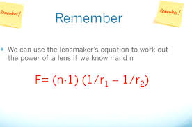 Thick Lenses 6 Flashcards Quizlet