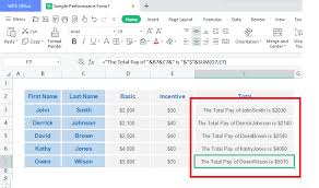 How To Add Text In Excel Formula Step