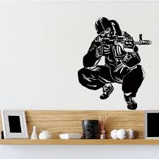 Soldier Military Wall Sticker Decal