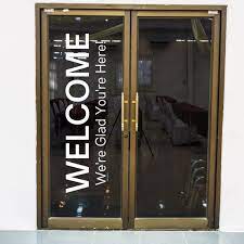 Welcome Vinyl Decal Sticker Large