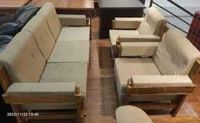 Brown 5 Seater Rajpatan Sofa Set 3 1 1