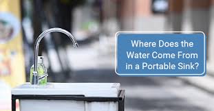 Water Come From In A Portable Sink