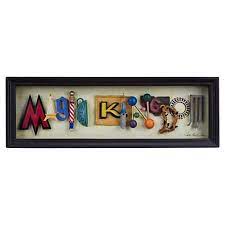 Disney Icon Letters Shadowbox Magic