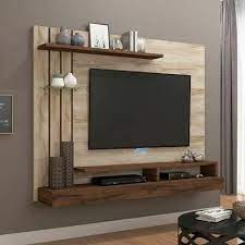 Multibrand Brown Wooden Tv Cabinet At