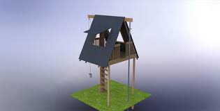 A Frame Tree House Building Plans And