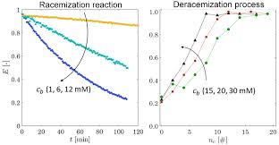 Role Of Racemization Kinetics In The