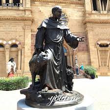 Wolf Statue Catholic Statue