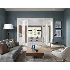 Single Lite Clear Glass Bifold Doors