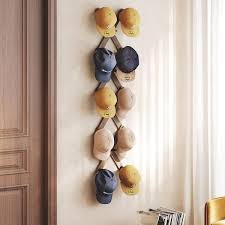 Wood Accordion Wall Hanger Expandable Coat Rack Wall Mount With 14 Pegs Expanding Hat Rack For Wall X Shape