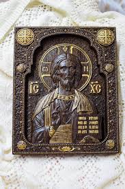Wood Carving Religious Icon Wall Art