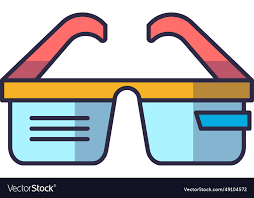 Smart Glasses Icon Royalty Free Vector