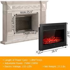 Costway 28 5 Fireplace Electric