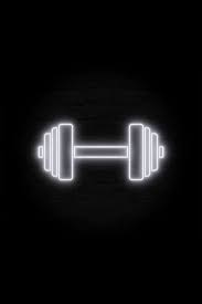 A Simple Icon Of A Barbell To Show Your