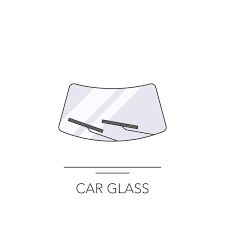 Car Glass Icon Outline Colorful Icon Of