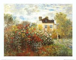 Garden Paintings Monet Posters Wall