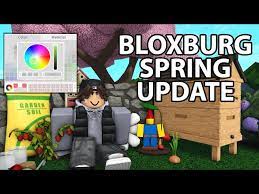 Bloxburg Spring Update Color Wheel