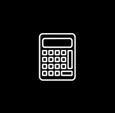 Black Calculator Icon Ios Icon App