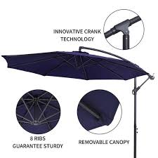 Steel Cantilever Offset Patio Umbrella