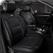 Black Leather Car Seat Cover