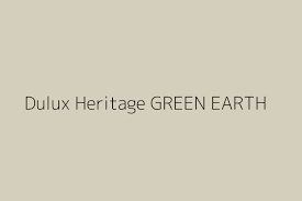 Dulux Heritage Green Earth Color Hex Code