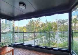 Frameless Folding Glass Balcony Window
