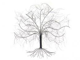 Metal Wall Art Large Oak Tree