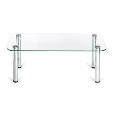 Rectangle Glass Coffee Table With