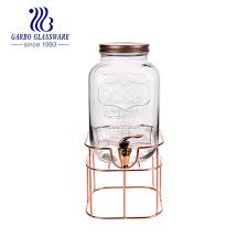 Outdoor Glass Beverage Dispenser With