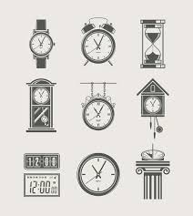 Wall Clock Show Time Vector