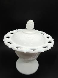 Covered Candy Dish Compote