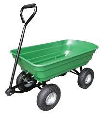 Green Poly Garden Dump Cart 550 Lb